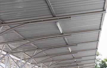 installing Towns End metal roofing